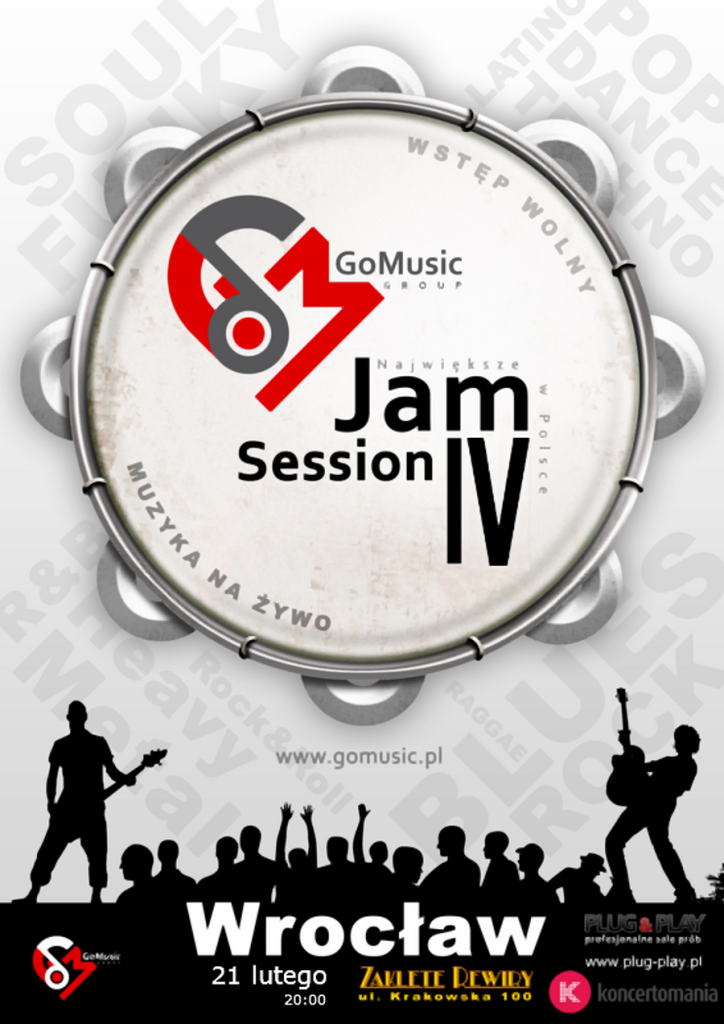 Zaproszenie na event GoMusic Jam Session ;) szablony stron www, szablony stron internetowych,kreator stron www,kreator stron internetowych,tworzenie stron www,tworzenie stron internetowych,jak założyć stronę www,jak założyć stronę internetową